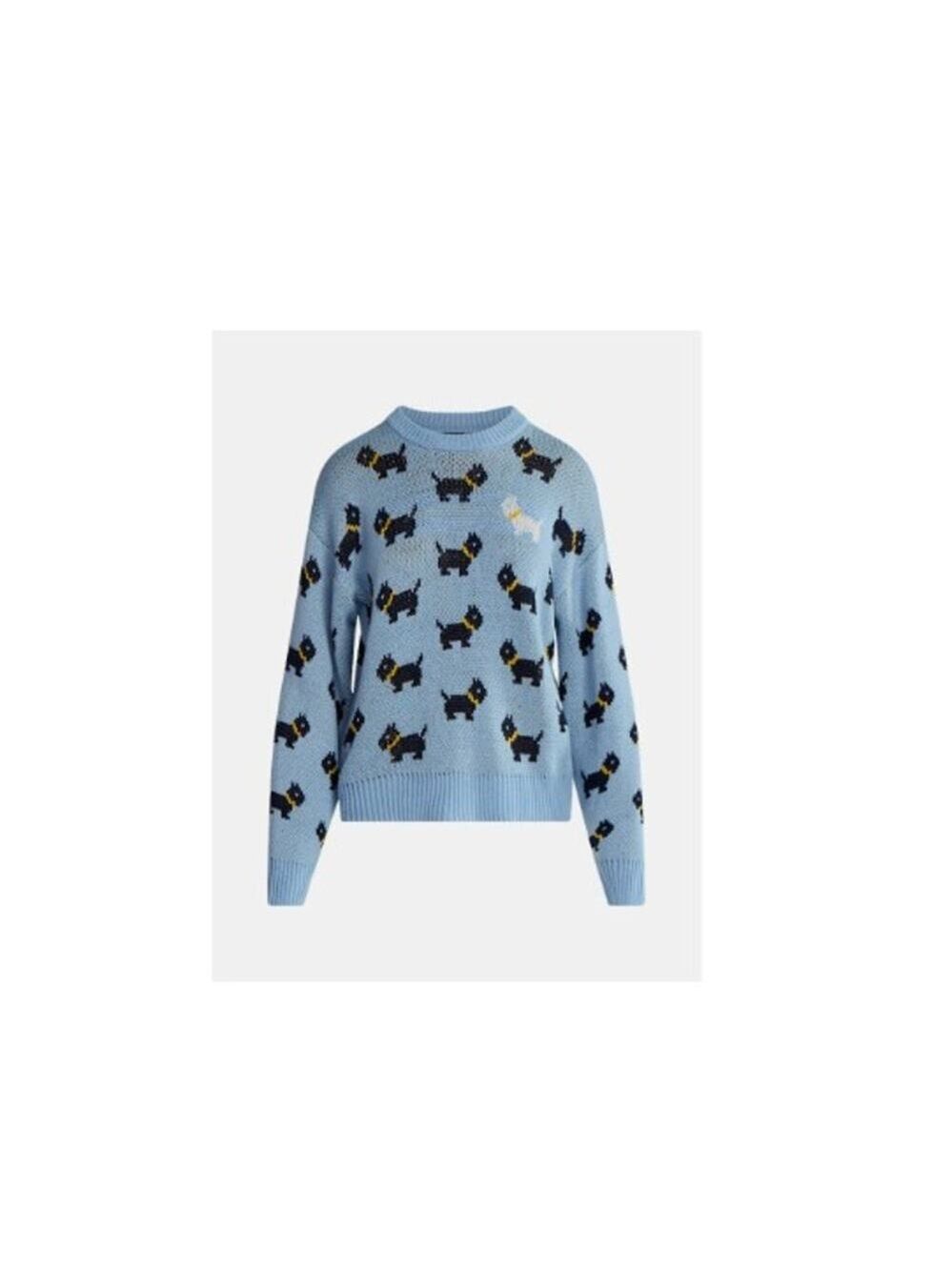 Women's Netflix Stranger Things Scottie Dog Sweater Size M